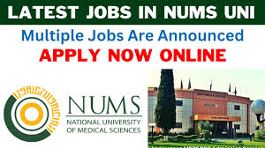 NUMS Jobs 2024 Apply Online Last Date